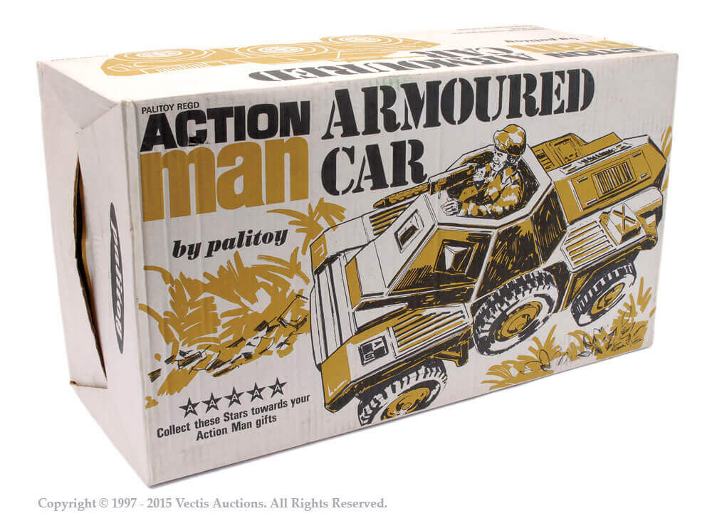 Action Man Armoured Car Box