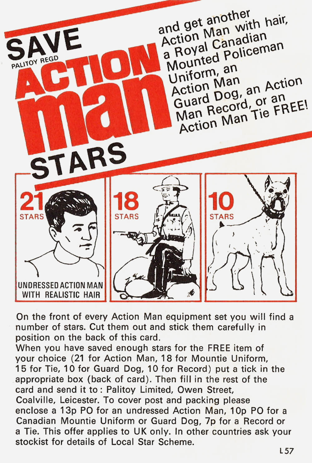 Action Man Star Card L51