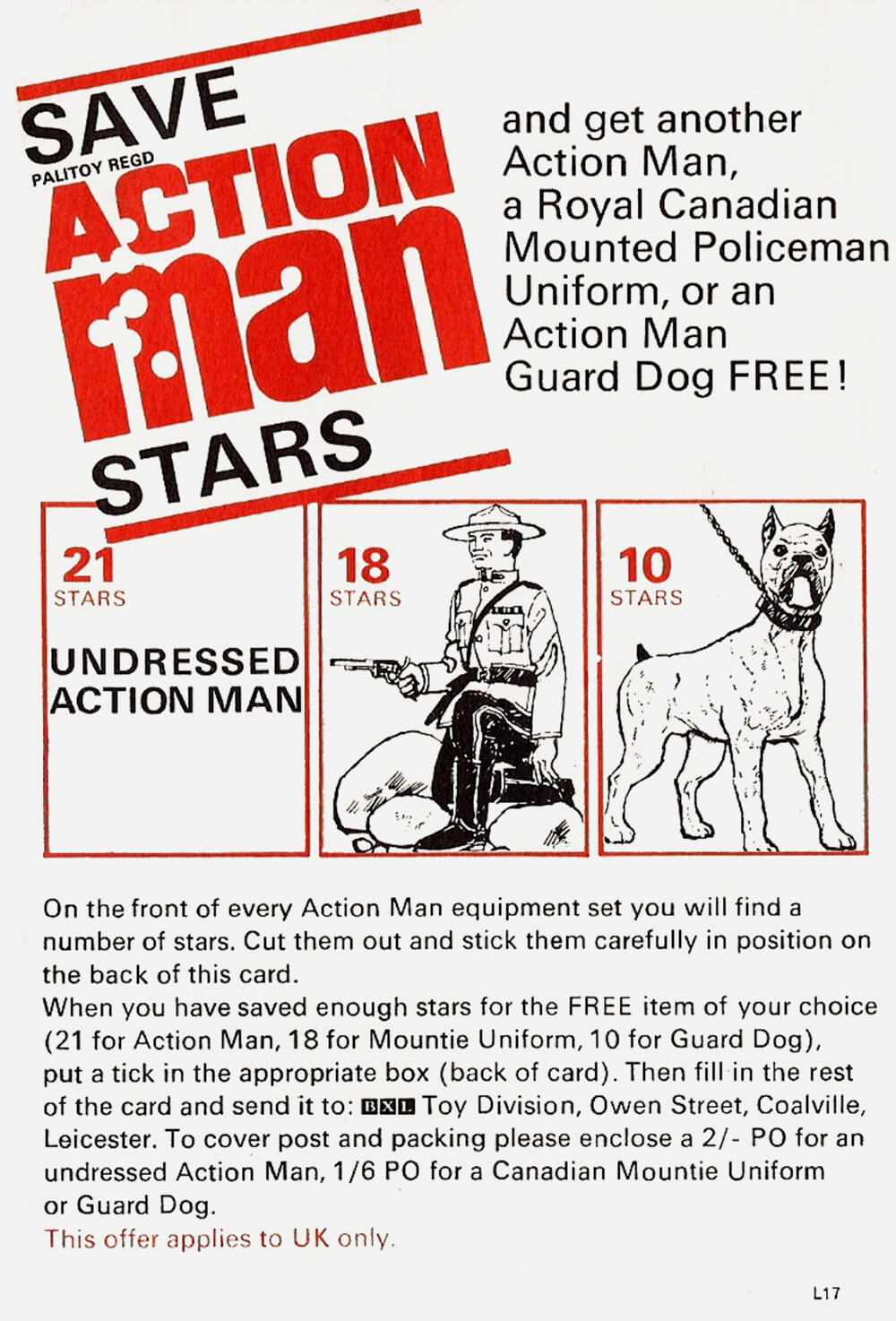 Action Man Star Card L30
