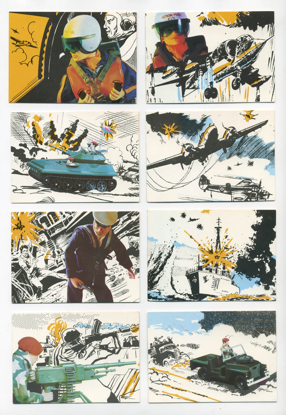 Action Man Game Cards