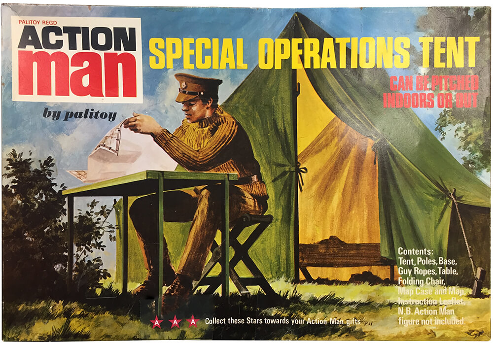 Action Man Special Operations Tent  Box