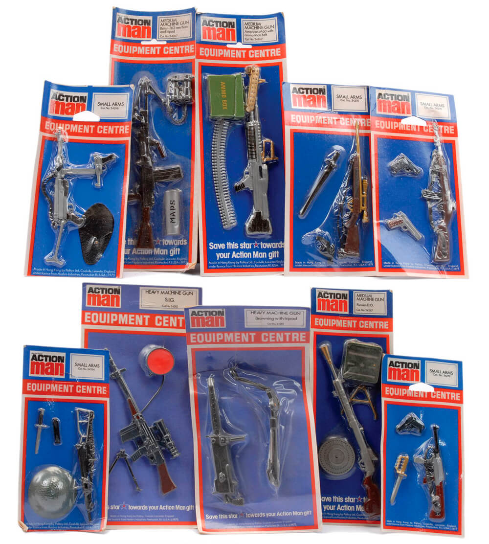 Action Man Equipment Centre Cards