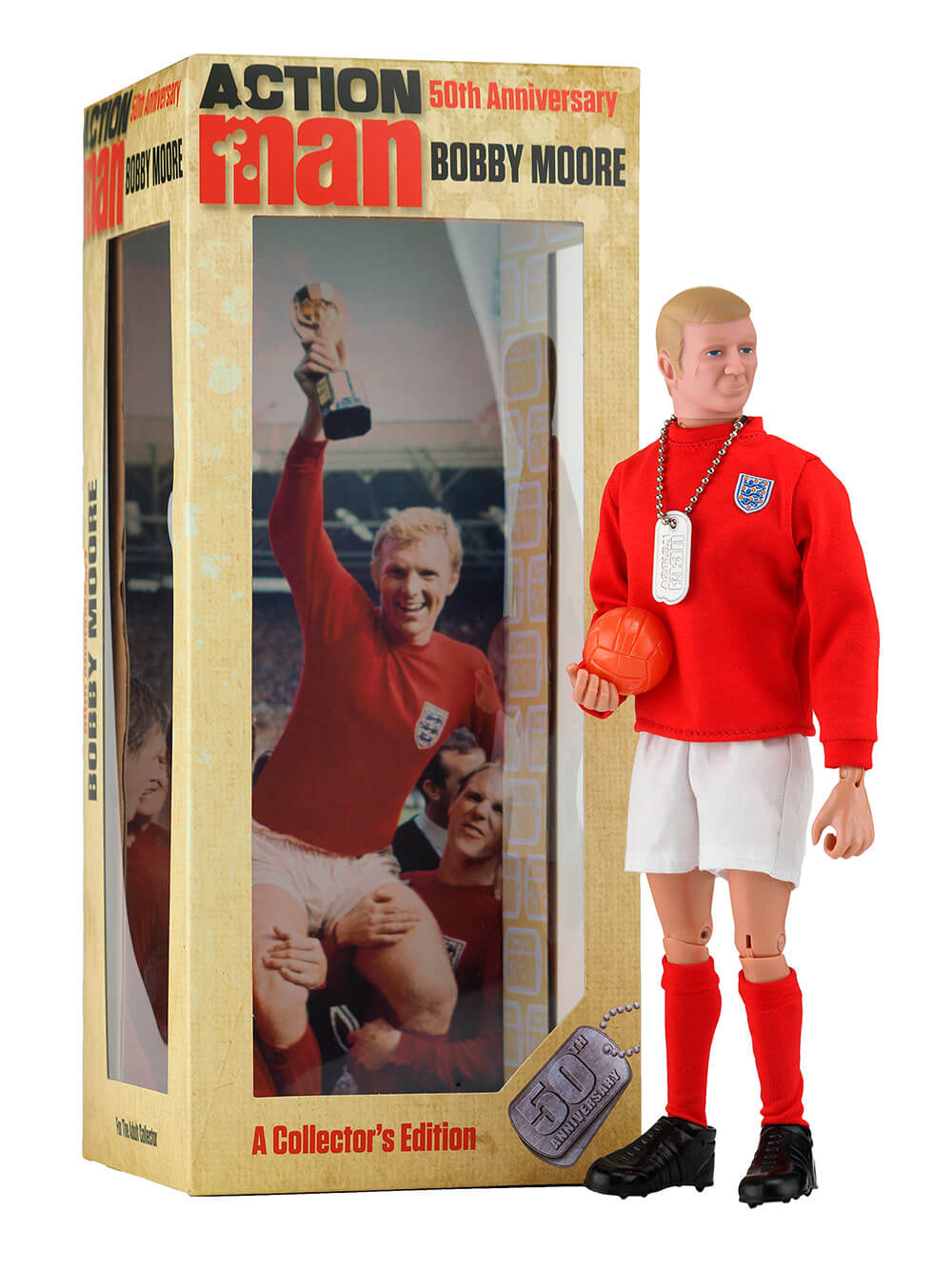 Action Man 50th Anniversary Bobby Moore Figure 