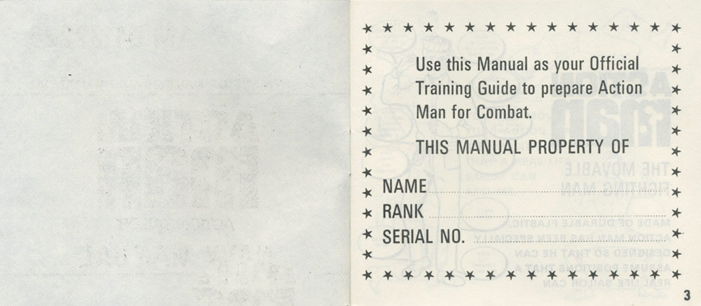 Action Man Navy Training Manual