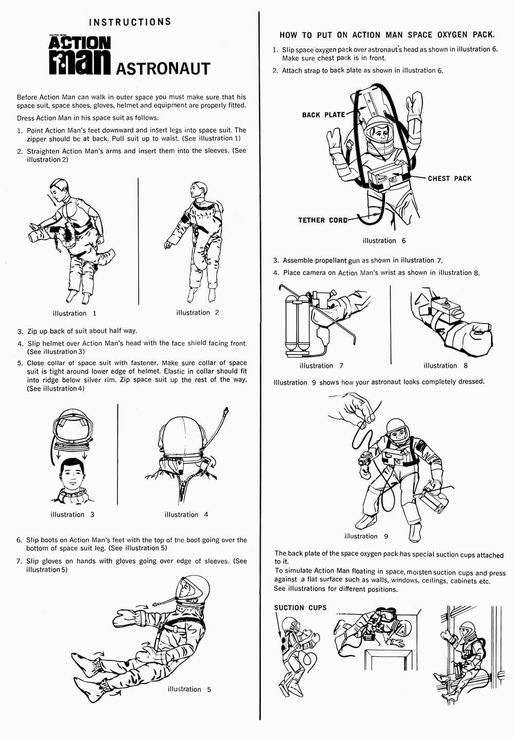Action Man Astronaut Leaflet