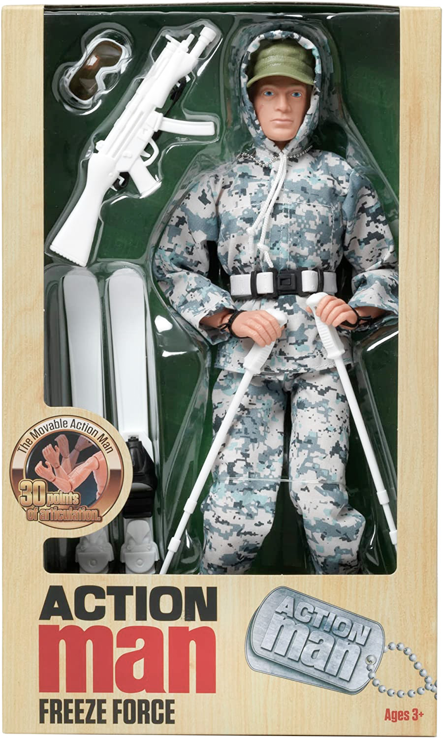Action Man Freeze Force 2022 box Action Man Freeze Force 2022 Boxed