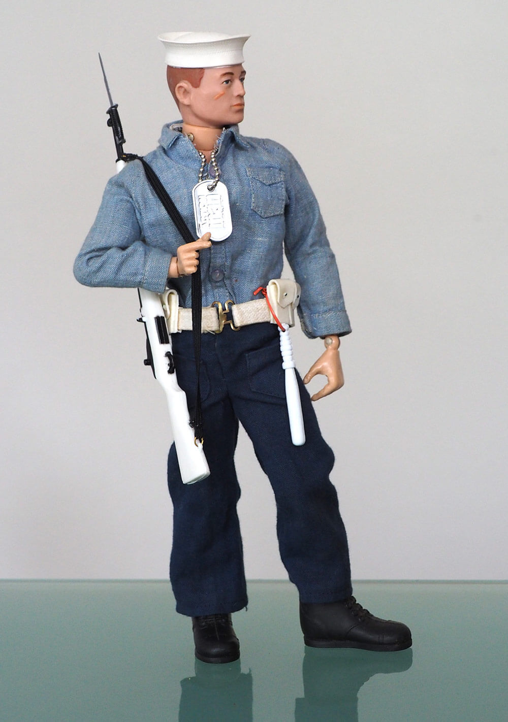 VINTAGE ACTION MAN 40th ACTION SAILOR BOW FOR BRITISH CAP 