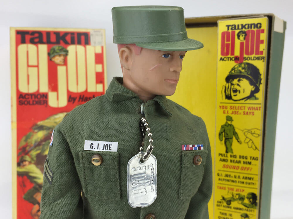 ACTION MAN 40th Anniversary Talking Commander Black Beret with Badge.