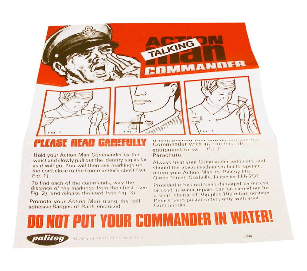 Talking Commander Leaflet 1973